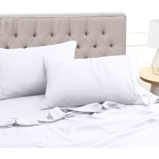 Utopia Bedding 4 részes ágyneműhuzat szett 180x200 cm fehér mikroszálas