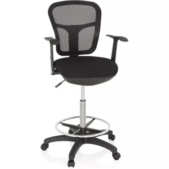   hjh OFFICE TOP WORK 108 Ergonomikus Forgószék Hálós Irodai Szék Magasságállítható - Black