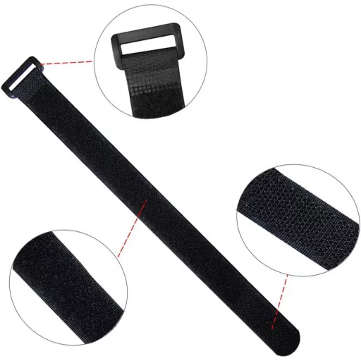 QitinDasen 30 db Nylon Kábelkötegelő Szett, Újrafelhasználható Kötözőpántok, 6 Szín