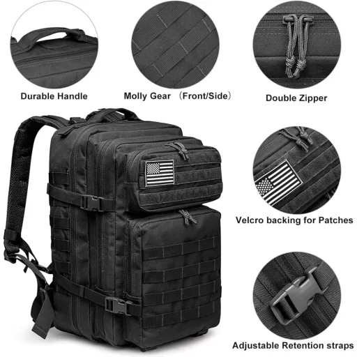G4Free 40L Katonai Taktikai Hátizsák Molle Assault Pack Outdoor Túrázás