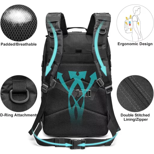 G4Free 40L Katonai Taktikai Hátizsák Molle Assault Pack Outdoor Túrázás