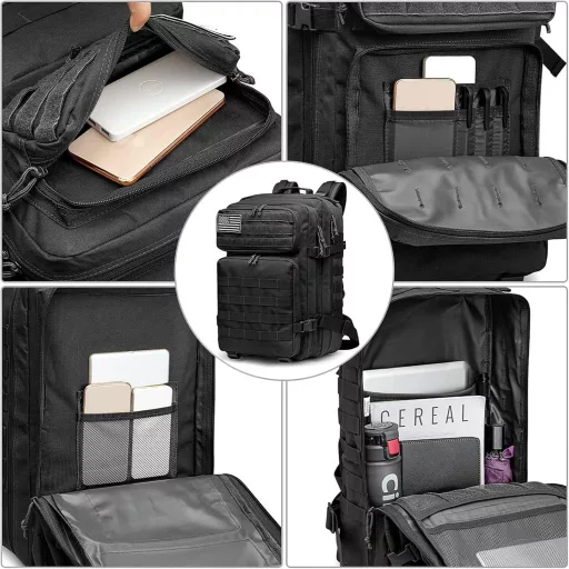 G4Free 40L Katonai Taktikai Hátizsák Molle Assault Pack Outdoor Túrázás