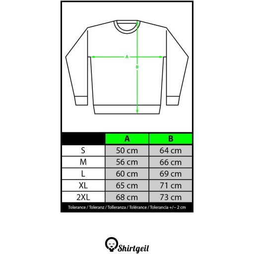 Shirtgeil Férfi Pulóver Piros S Méret