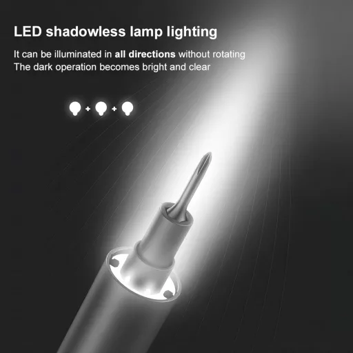 Wowstick 1F+ Lítium Elektromos Csavarhúzó LED Világítással és Mágneses Alátéttel, 56 Bit