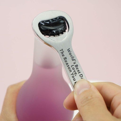 Otvorák na fľaše Melix Home ku Dňu otcov - s nápisom "Najlepší otec na svete"