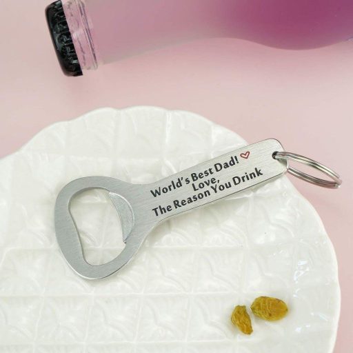 Otvorák na fľaše Melix Home ku Dňu otcov - s nápisom "Najlepší otec na svete"