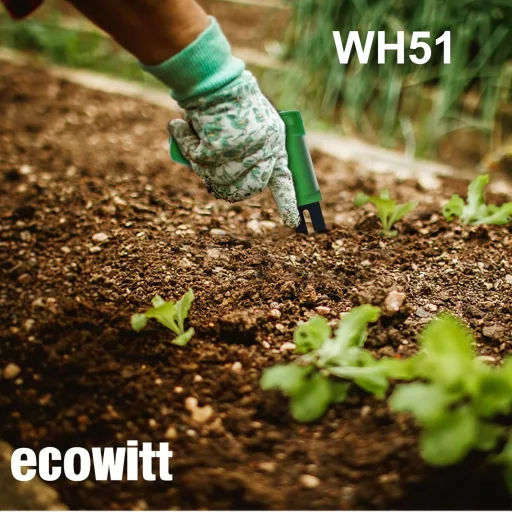 ECOWITT WH51 Talajnedvesség Mérő Növényi Vízmonitor Szenzor