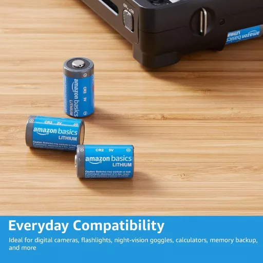 AmazonBasics CR2 3V Lítium Elem 4 db Fényképezőgéphez