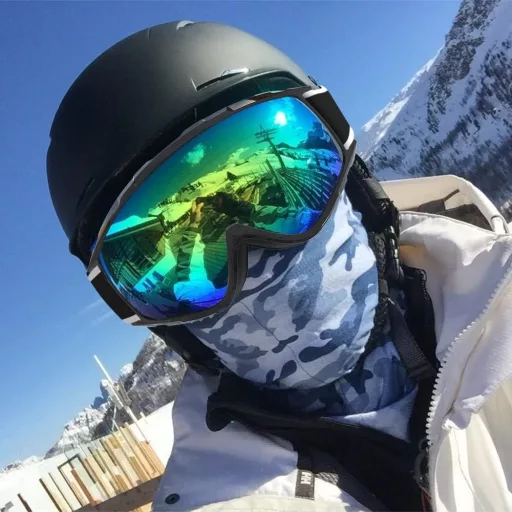 Findway Sí és Snowboard Szemüveg Szemüvegeseknek - OTG, UV Védelem, Sisakkompatibilis, Páramentes, Tükrös Lencsés, Unisex Síszemüveg Felnőtt