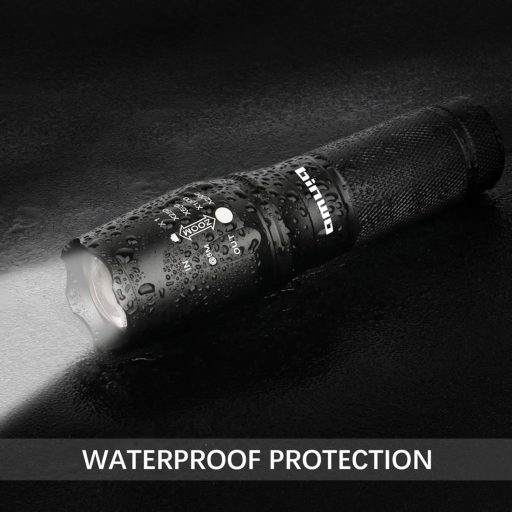 Lanternă tactică LED BINWO Zoomabilă 2500 Lumeni Impermeabilă 5 Moduri