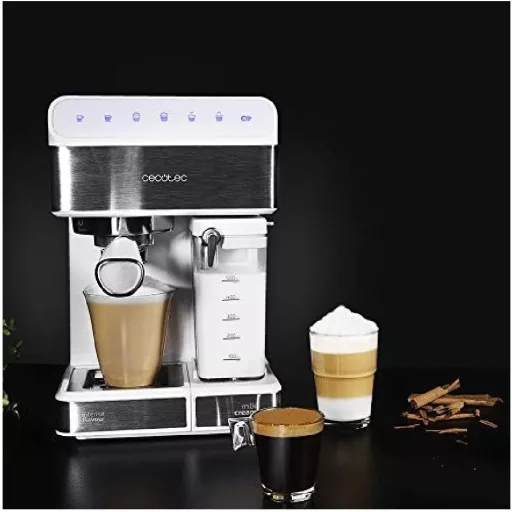 Cecotec Power Instant ccino 20 Bar Espresso Kávéfőző 1350W Tejhabosítóval