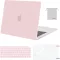 Tvrdý kryt na MacBook Air 13 Retina MOSISO s ochranou klávesnice a taškou, ružový kremeň