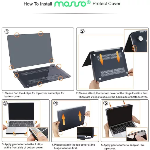 MOSISO MacBook Air 13 Retina kemény tok billentyűzet védelem táskával rózsakvarc