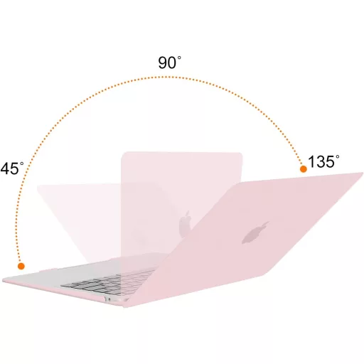 MOSISO MacBook Air 13 Retina kemény tok billentyűzet védelem táskával rózsakvarc