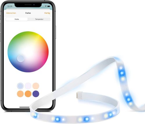 Eve Light Strip Okos LED Szalag - Színes Hangulatvilágítás Otthonra, 2 Méteres, Állítható RGB Fénycsík, HomeKit Kompatibilis