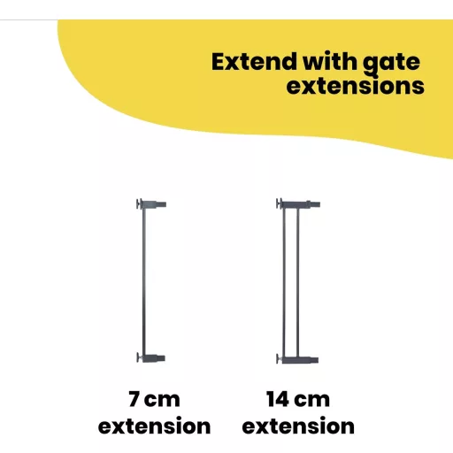 Safety 1st Fém Biztonsági Kapu Lépcsőhöz és Ajtóhoz 73-80cm Nyomásos Rögzítés - Gate