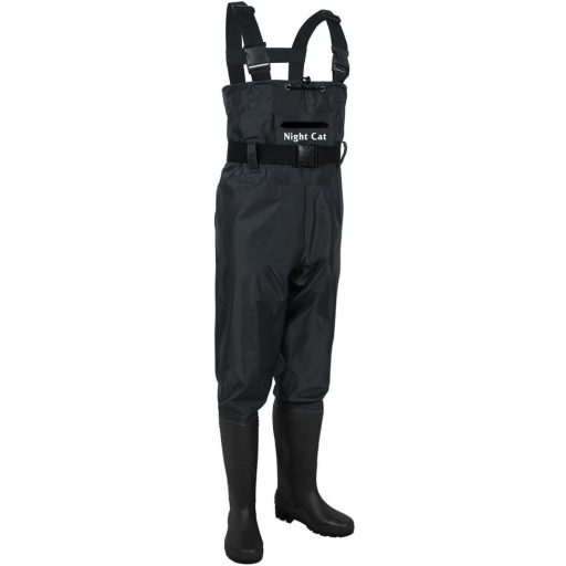 Unisex nepremokavé priedušné rybárske nohavice s čižmami Night Cat Crosswater