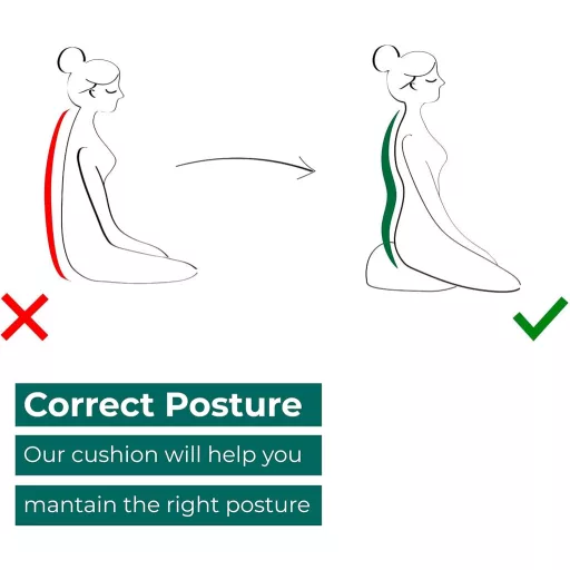 Okrúhly meditačný vankúš Present Mind Zafu 16 cm bordový z prírodných materiálov EÚ