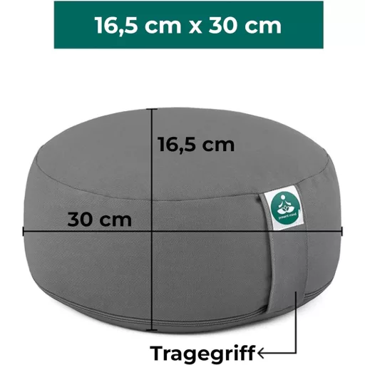 Present Mind Multicolor Zafu Jógapárna 16cm Yin Jógához Pamut Töltéssel EU-ban Készült