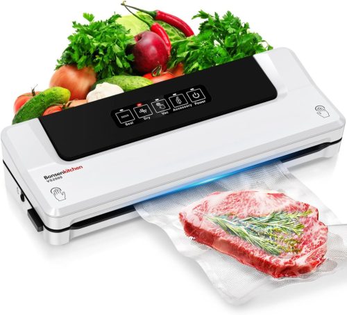 Bonsenkitchen fehér vákuumfóliázó gép - VS2000 modell