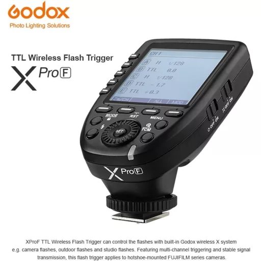 Godox Xpro-F TTL Vezeték nélküli Vaku Trigger Fujifilm Kamerákhoz