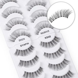   Sada umelých mihalníc Dyafin, ručne vyrobené, prirodzený vzhľad, bez lepidla