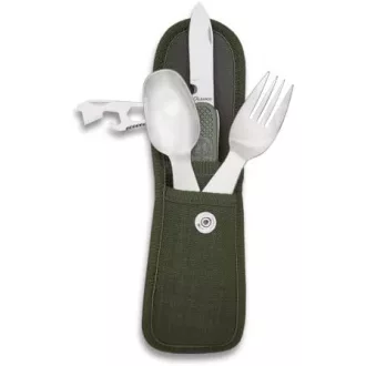   Martinez Albainox kempingezés evőeszköz szett kés villa kanál túrázás vadászat horgászat