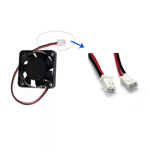 Security-01 40x40x10mm 12V DC Brushless Hűtőventilátor 2db-os szett