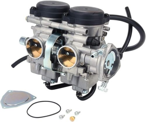 Carburator JFG RACING pentru Yamaha Raptor 660 YFM660 Modele 2001-2005 - Aliaj de Aluminiu, Dublu Cilindru, Componentă ATV Quad Scuter