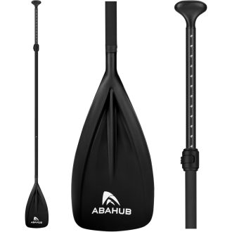   Abahub 3-dielne nastaviteľné SUP pádlo hliníkové 173-213 cm čierne/modré/zelené/oranžové/červené/žlté