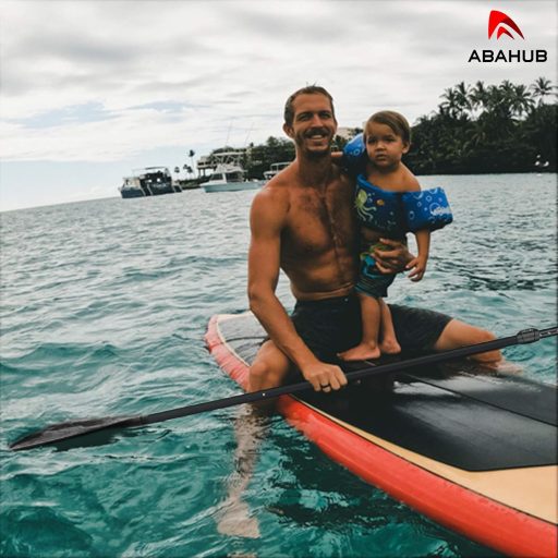 Abahub 3-dielne nastaviteľné SUP pádlo hliníkové 173-213 cm čierne/modré/zelené/oranžové/červené/žlté