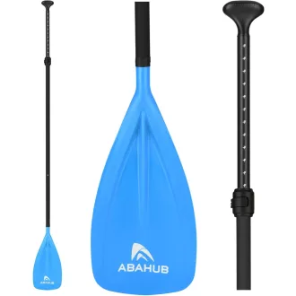  Abahub SUP evező 3 részes teleszkópos 173-213 cm alumínium fekete/kék/zöld