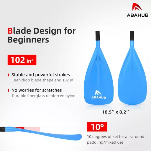 Abahub SUP evező 3 részes teleszkópos 173-213 cm alumínium fekete/kék/zöld