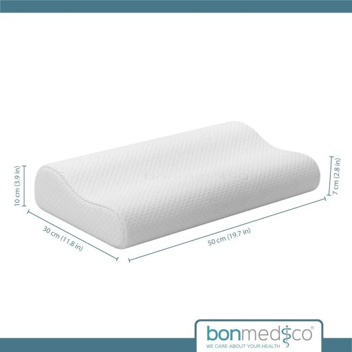 bonmedico Ergonomikus Memóriahabos Nyakpárna - Ortopédikus Nackenstützkissen Oldalsó és Hátulsó Alváshoz