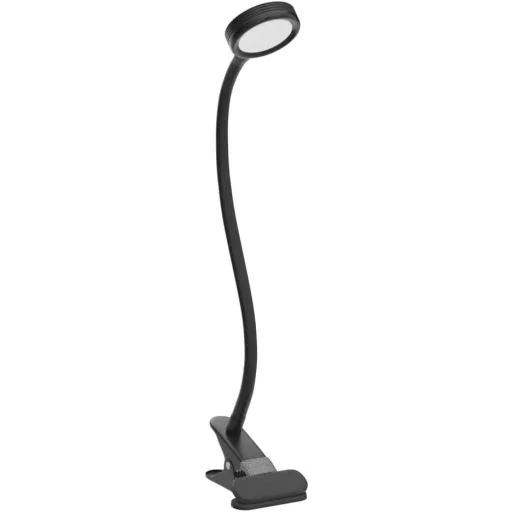 EYOCEAN Lampă de citit LED cu clips, lampă de birou 3 Culori 9 Niveluri de Luminozitate cu Cablu USB