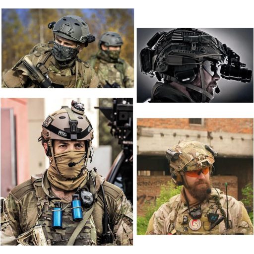 Taktická airsoftová prilba QMFIVE Fast s ochrannými okuliarmi na paintball