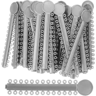   Healifty 40-dielna sada sivých ortodontických drôtov a krúžkov