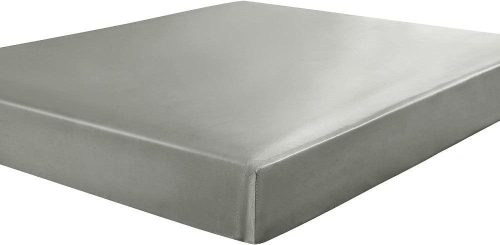 Szatén Feszített Lepedő 400 Fonalszám Matrac Magasság 20-35 cm Szürke
