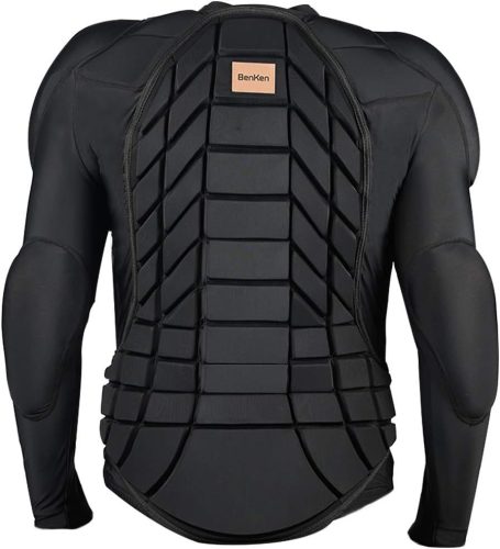 Vestă de protecție pentru coloană vertebrală BenKen Ultralight - Pentru motociclism - Protecție spate EVA absorbantă de șocuri, adulți, mărimea L
