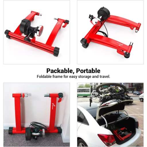 Sportneer Mágneses Szobakerékpár 6 Fokozatú Ellenállással és Csendes Kerékkel