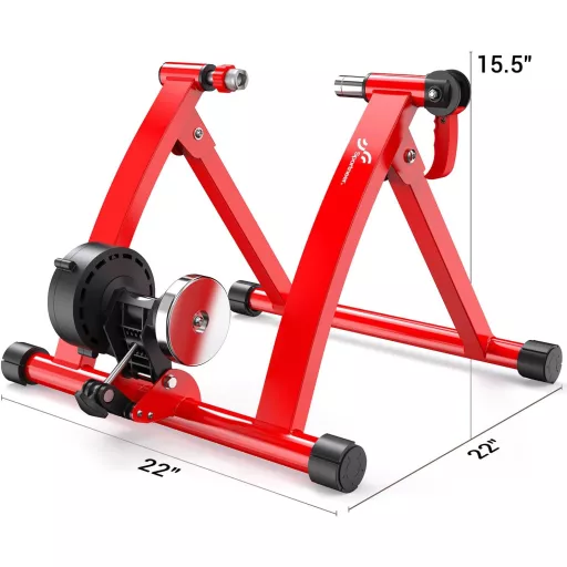 Bicicletă de fitness magnetică Sportneer cu 6 trepte de rezistență și roată silențioasă