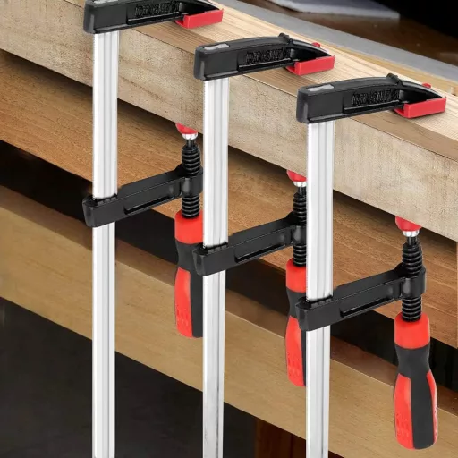 Wizerry Csavaros Szorítóvilla Készlet 600mm Fa Munkához DIY Szerszám 4db