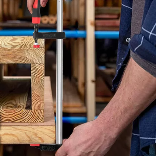 Wizerry Csavaros Szorítóvilla Készlet 600mm Fa Munkához DIY Szerszám 4db