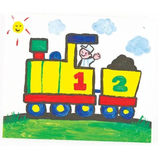 Set pânze albe pentru pictură Baker Ross 25x30cm - 2 bucăți pânză întinsă pe șasiu