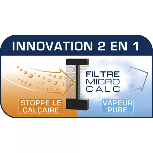 Calor Ultimate Pure gőzvasaló 3000W, Micro Calc Filter, 260g/min gőzlökés