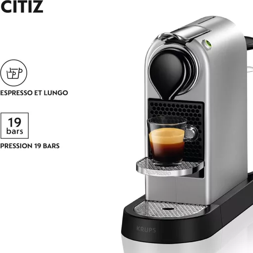 Nespresso Krups Citiz ezüst kapszulás kávéfőző
