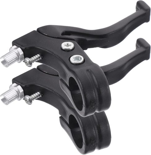 Set manete frână bicicletă copii VOSAREA - Manete frână negre din plastic pentru ghidon de 2-2,3 cm, Design cu trei degete ușor de montat, 1 pereche
