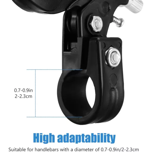 Set manete frână bicicletă copii VOSAREA - Manete frână negre din plastic pentru ghidon de 2-2,3 cm, Design cu trei degete ușor de montat, 1 pereche