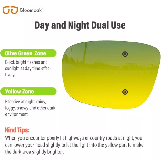 B BLOOMOAK HD polarizirane sunčane naočale za vožnju, ribolov, UV400 zaštita, antirefleksija