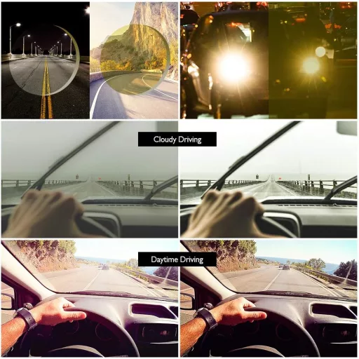 Ochelari de soare polarizați B BLOOMOAK HD pentru condus, pescuit, protecție UV400, antireflex